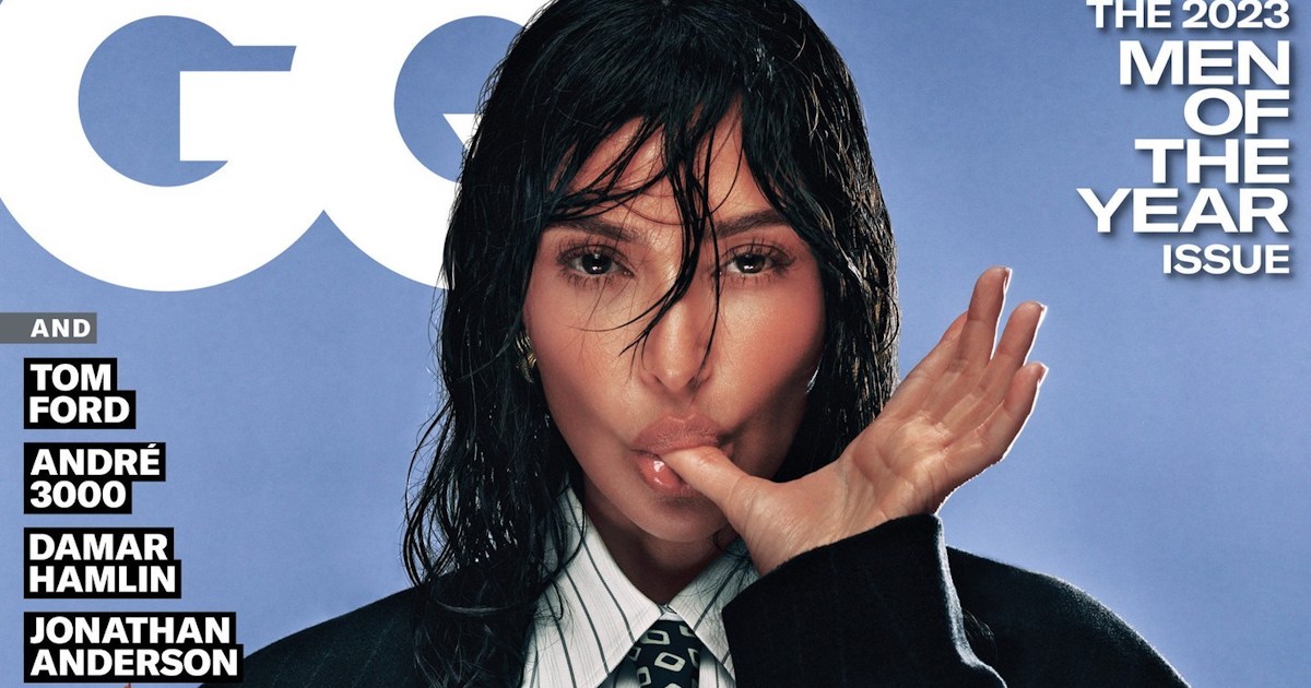 Kim Kardashian GQ The Men of the Year Issue 2023